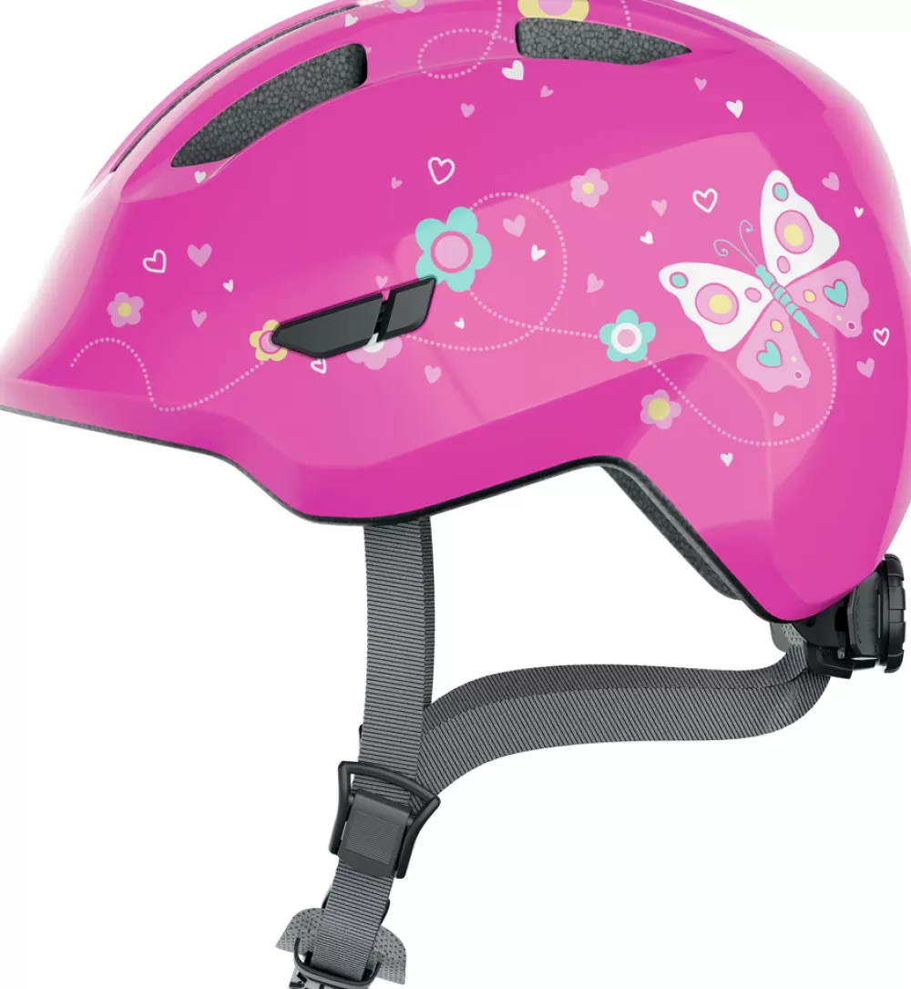 ABUS Cykelhjelme | Smiley 3.0 - Pink Butterfly