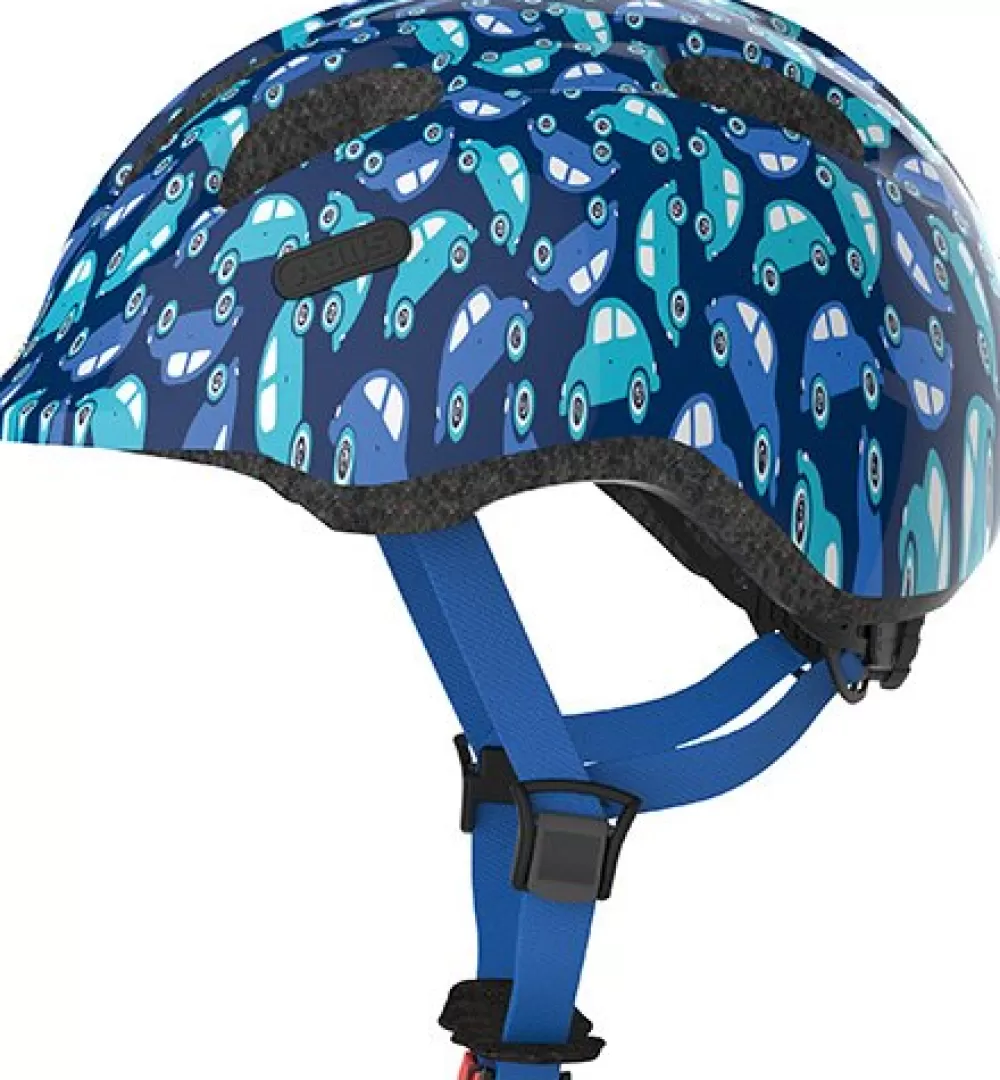 ABUS Cykelhjelme | Smiley 2.0 Hjelm - Blue Car Blue Cover