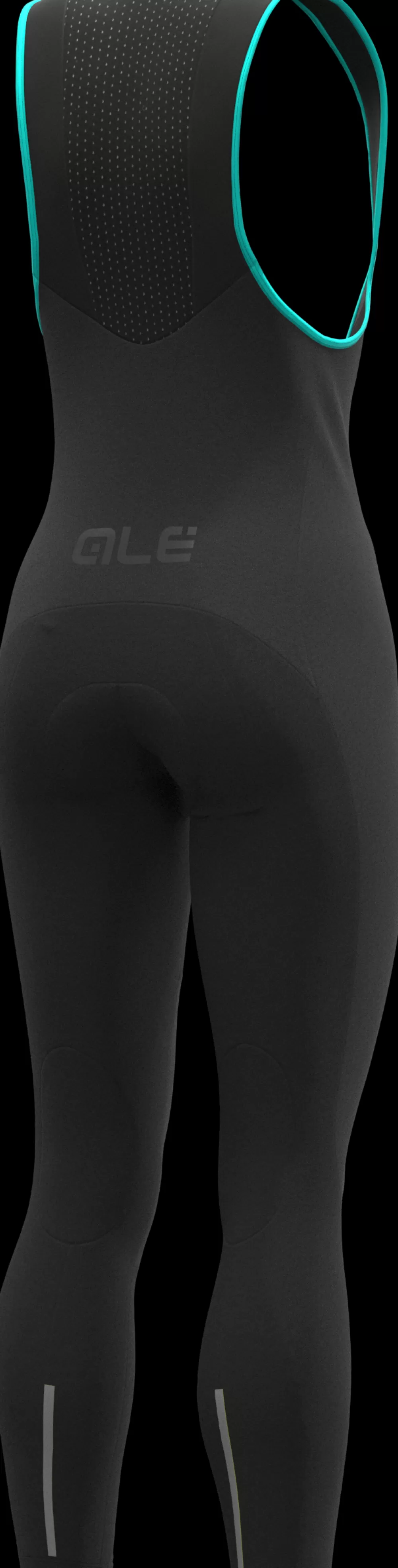 Alé Cykeltøj Til Kvinder | Cykelbukser | Bibtights K-Wind Blizzard M/pad Dame - Sort Nero / Black