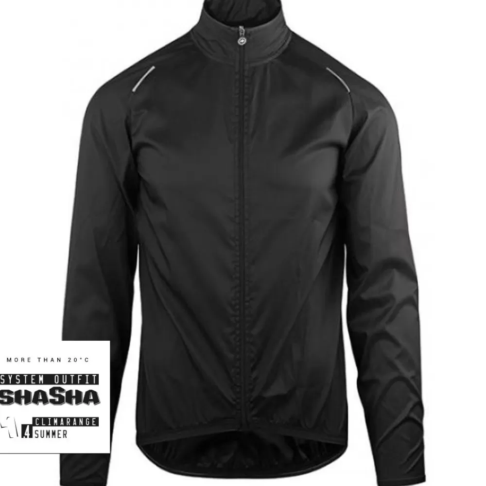 Assos Regntøj & Vindtøj | Cykeltøj Til Herre | Mille GT Wind Jacket Vindjakke - Sort