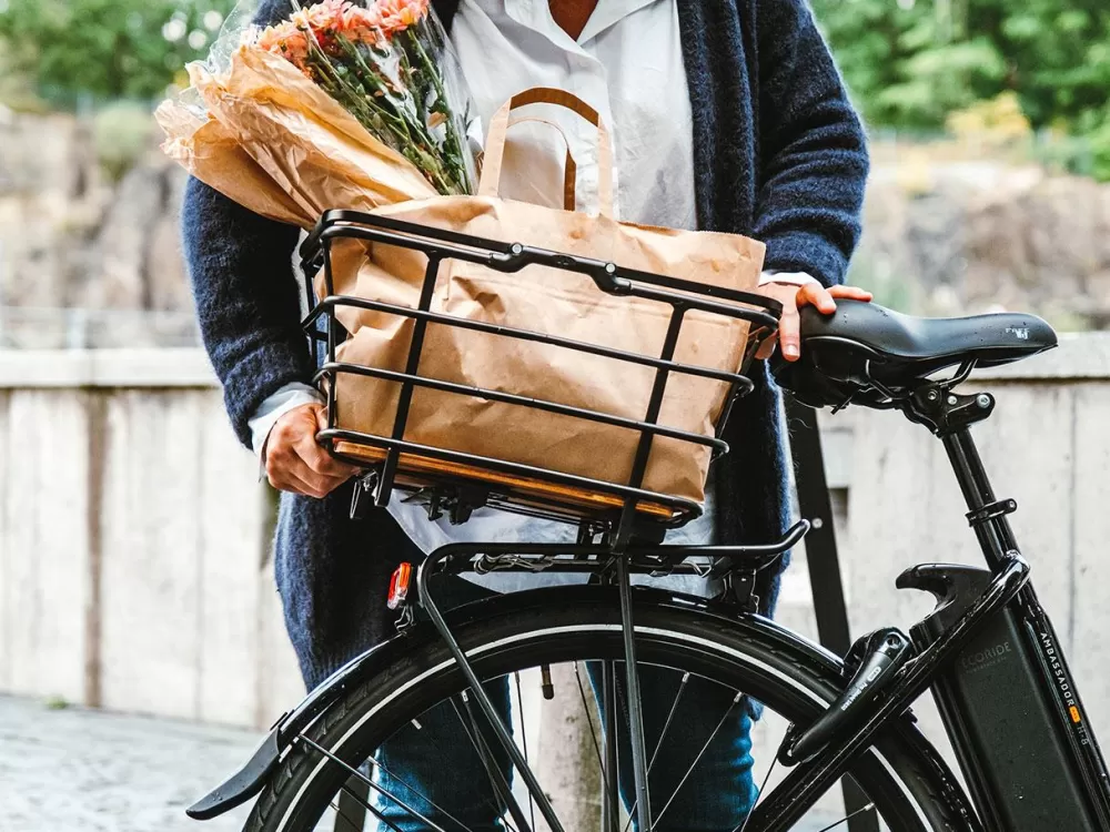 Atran Cykelkurve | Velo Epic Shopper Basket (23L) 40x20x29