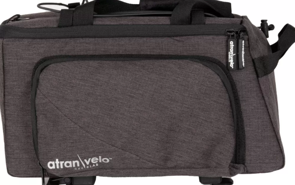 Atran Cykeltasker*Velo Zap Top Bag - Grå