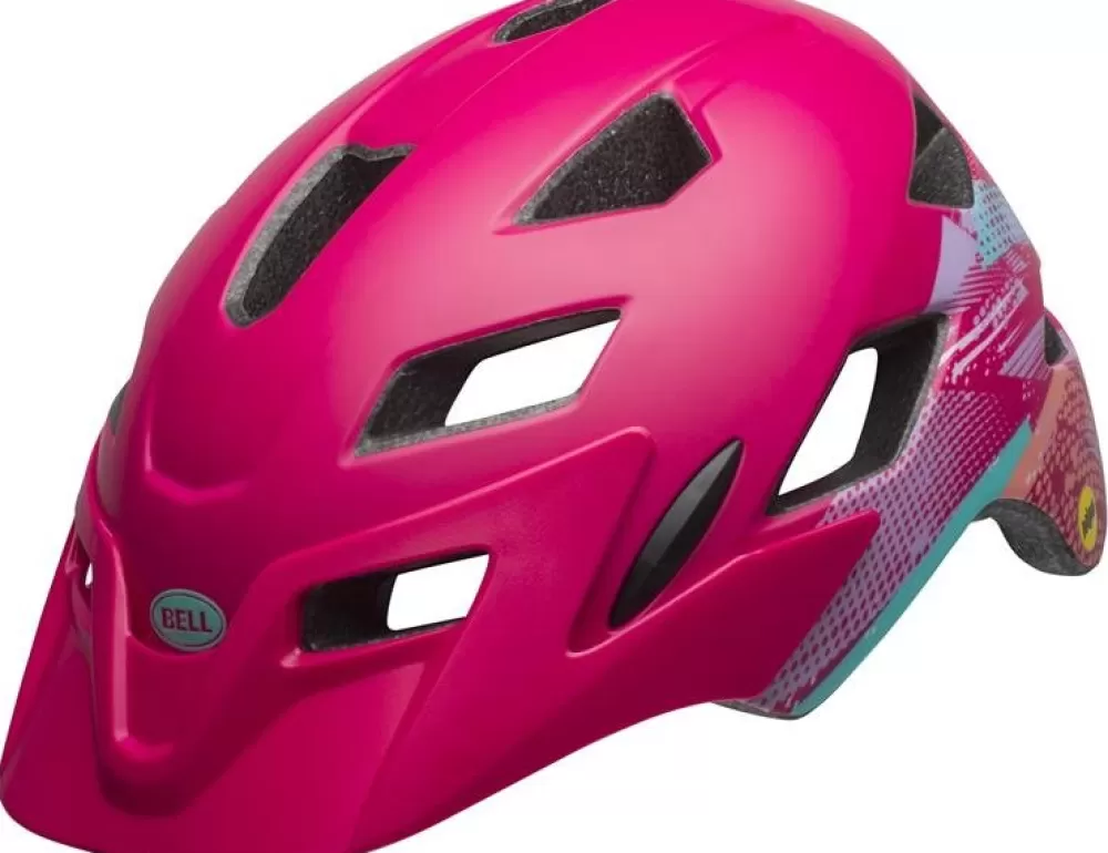 Bell Cykelhjelme | Sidetrack Junior, Pink Mat Berry Gnarly