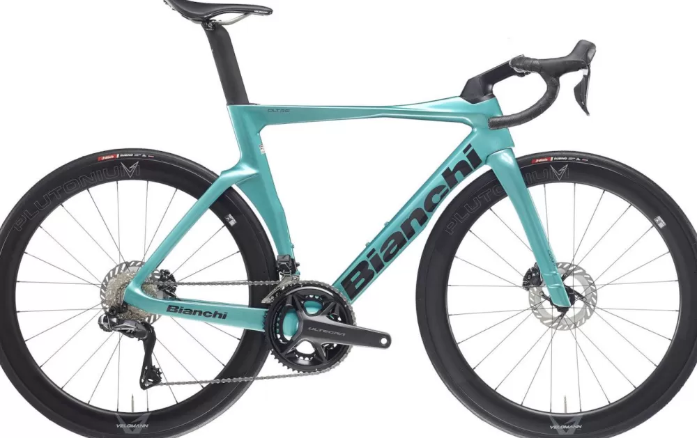 Bianchi Racercykler | Oltre Comp 105 Di2 24sp 2025 - Celeste Blank XH - DARK GREY METAL / GRAPHITE FULL GLOSSY