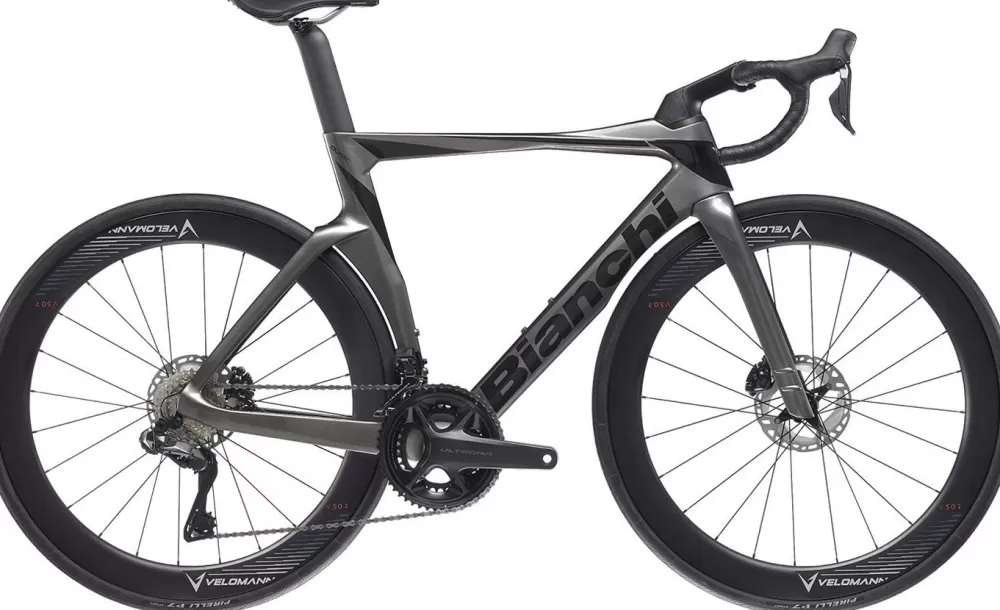 Bianchi Racercykler | Oltre Comp Ultegra Di2 24sp 2024 - Grå XH - DARK GREY METAL / GRAPHITE FULL GLOSSY