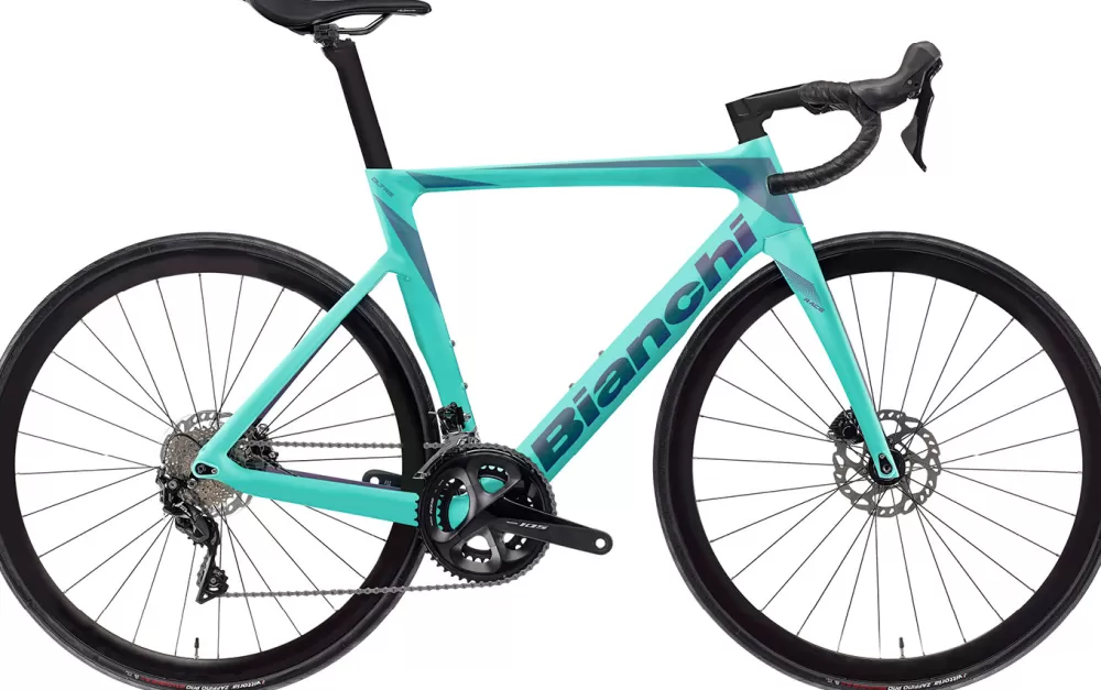 Bianchi Racercykler | Oltre Race 105 24sp 2024 - Turkis A6: CK16/Irid matt