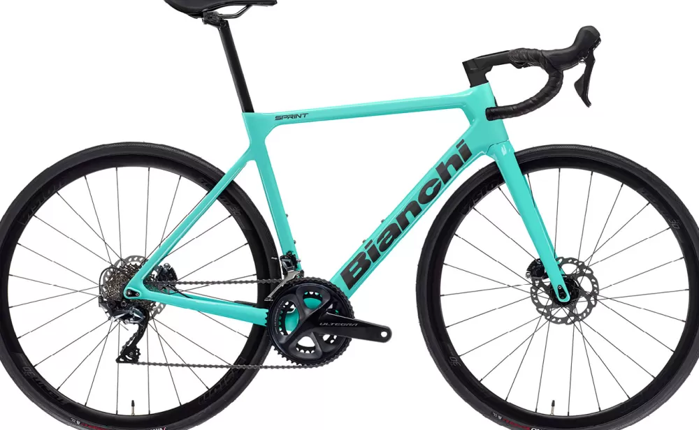 Bianchi Racercykler | Sprint 105 Di2 24sp 2024 - Turkis SU: CK16/Graphite glossy