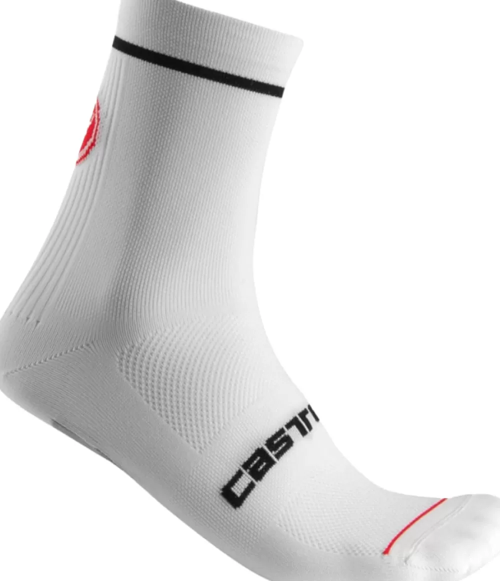 Castelli Sokker | Cykeltøj Til Herre | ENTRATA 13 SOCK - Hvid White