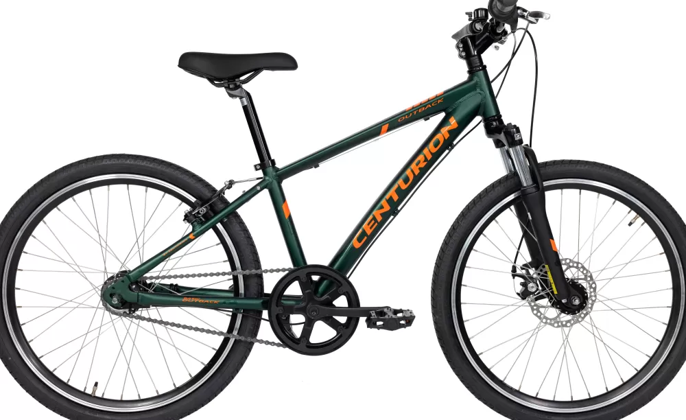 Centurion Børnecykler | Basic Outback Dreng 24" 7g 2023 - Grøn Mat Grøn