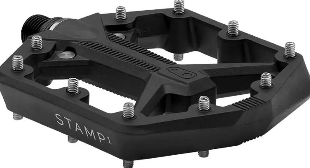 CrankBrothers Pedaler & Klamper*Flat Pedal Stamp 1 - Small - Black (Gen. 2)