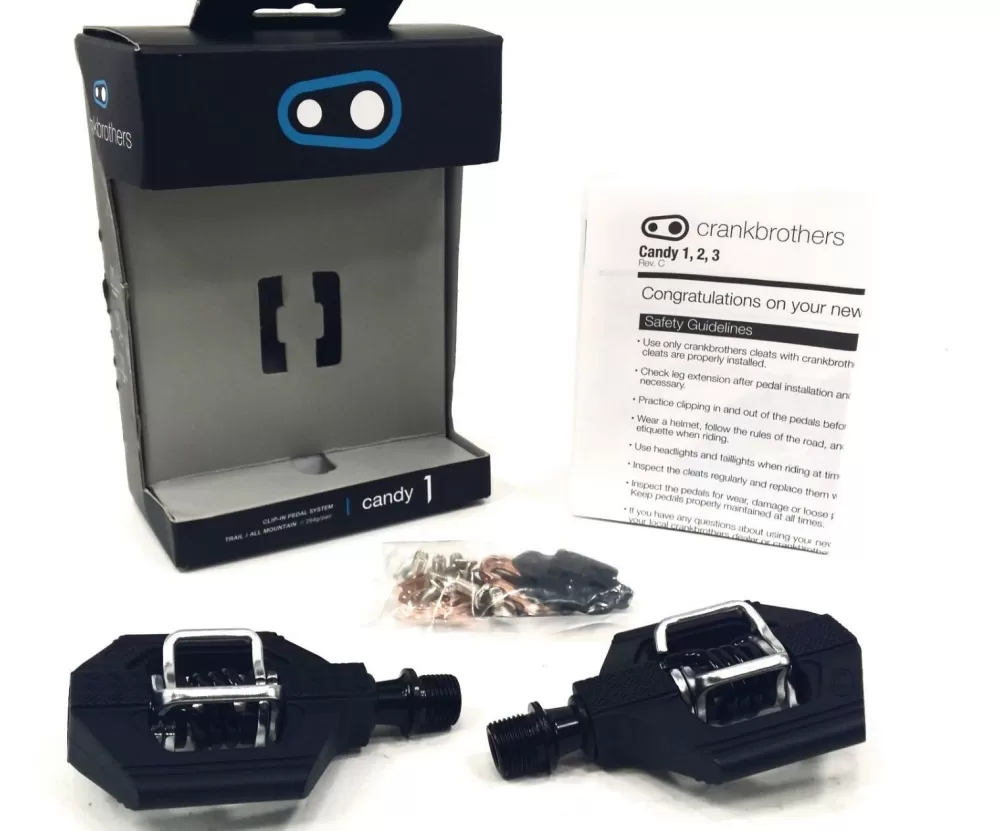 CrankBrothers Pedaler & Klamper*Pedal Candy 1 - Black