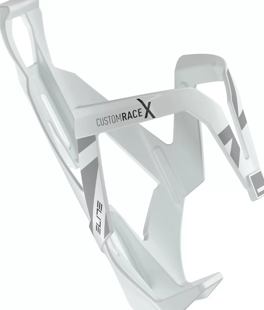 Elite Flaskeholdere*Bottle Cage Custom Race X - White Glossy