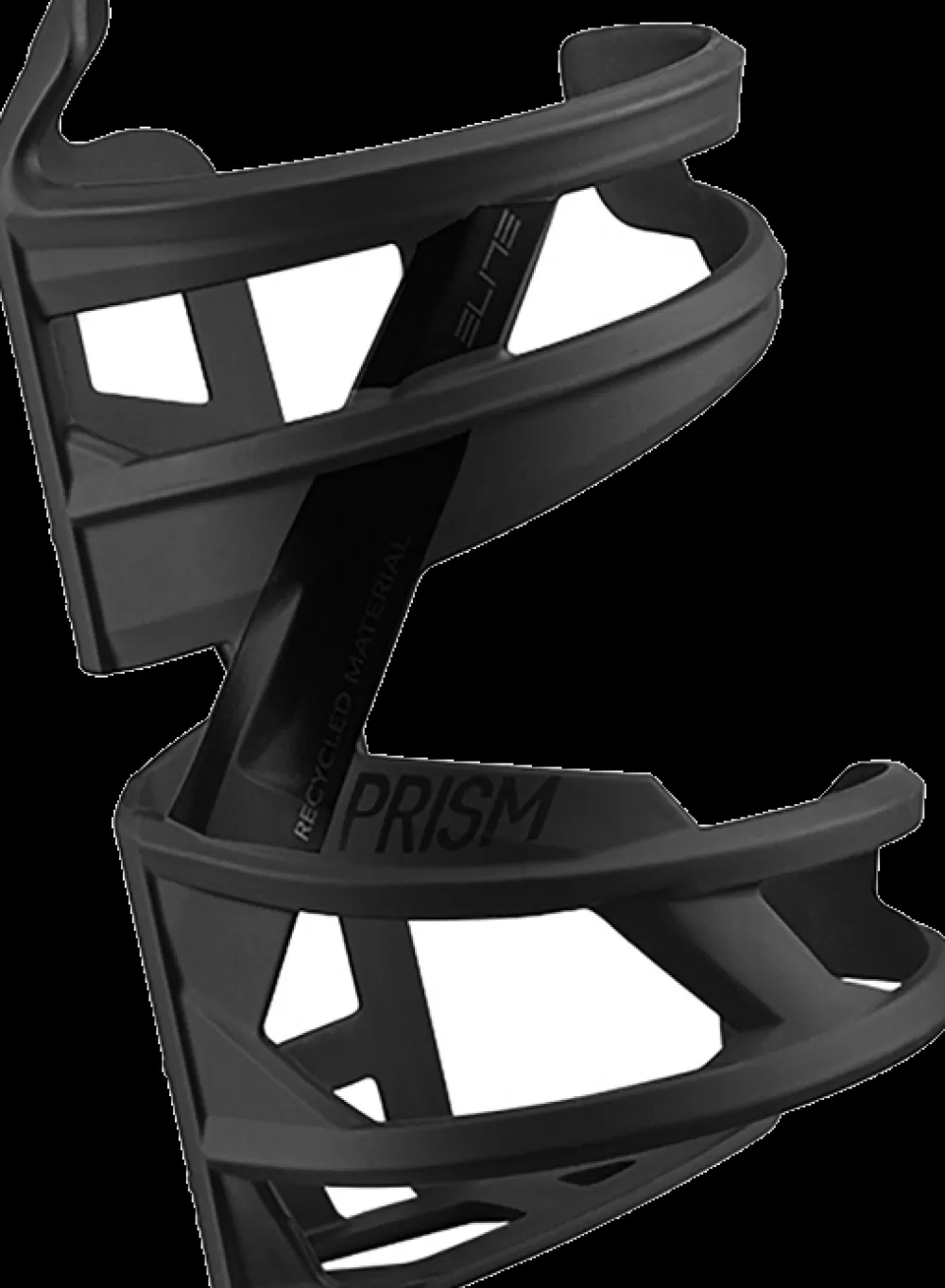 Elite Flaskeholdere*Bottle Cage Prism Right - Recycled [RIGHT] - Soft Black