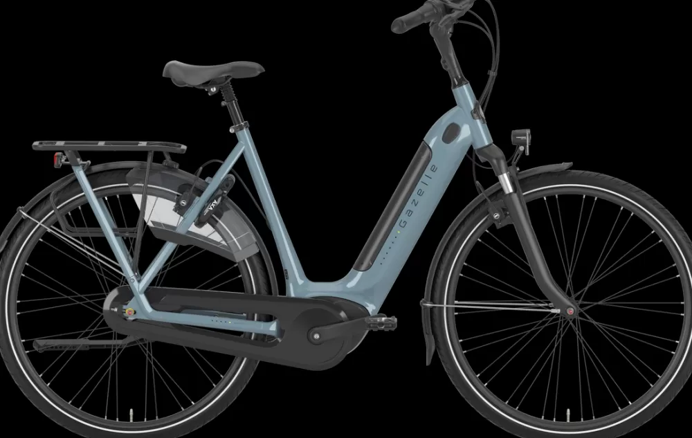 Gazelle Elcykler | Arroyo C7+ HMB Elite Dame 2025 - Blå thunder greygloss