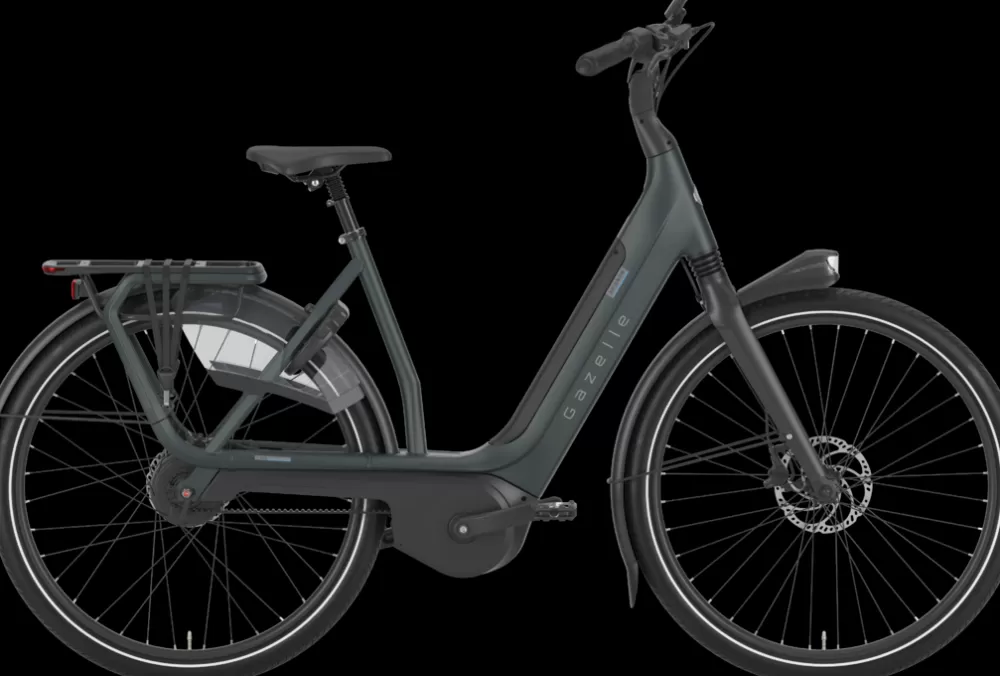 Gazelle Elcykler | AVIGNON C8 HMB BELT Dame 2023 - Grå teal grey