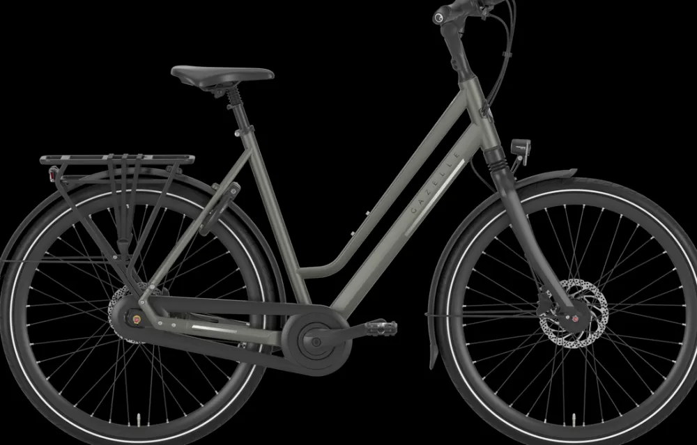 Gazelle Damecykler | Chamonix C8 Dame 2024 - Grøn clay greenmatte