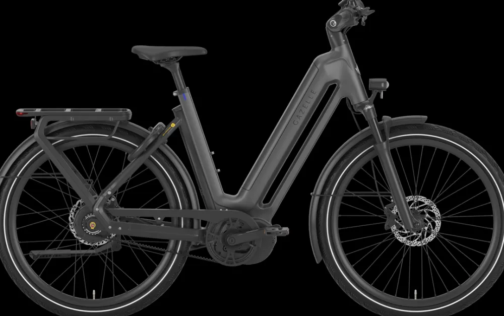 Gazelle Elcykler | Eclipse C380 HMB Dame 2024 - Grå anthracite greymatte