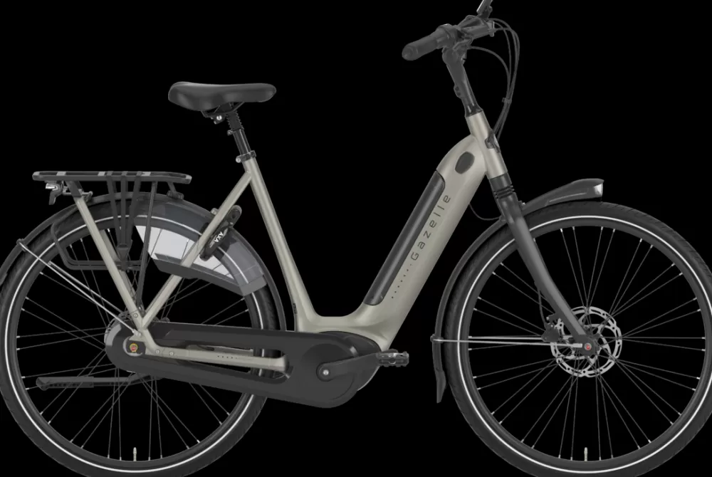 Gazelle Elcykler | Grenoble C8 HMB Dame 2024 - Brun light siennamatte