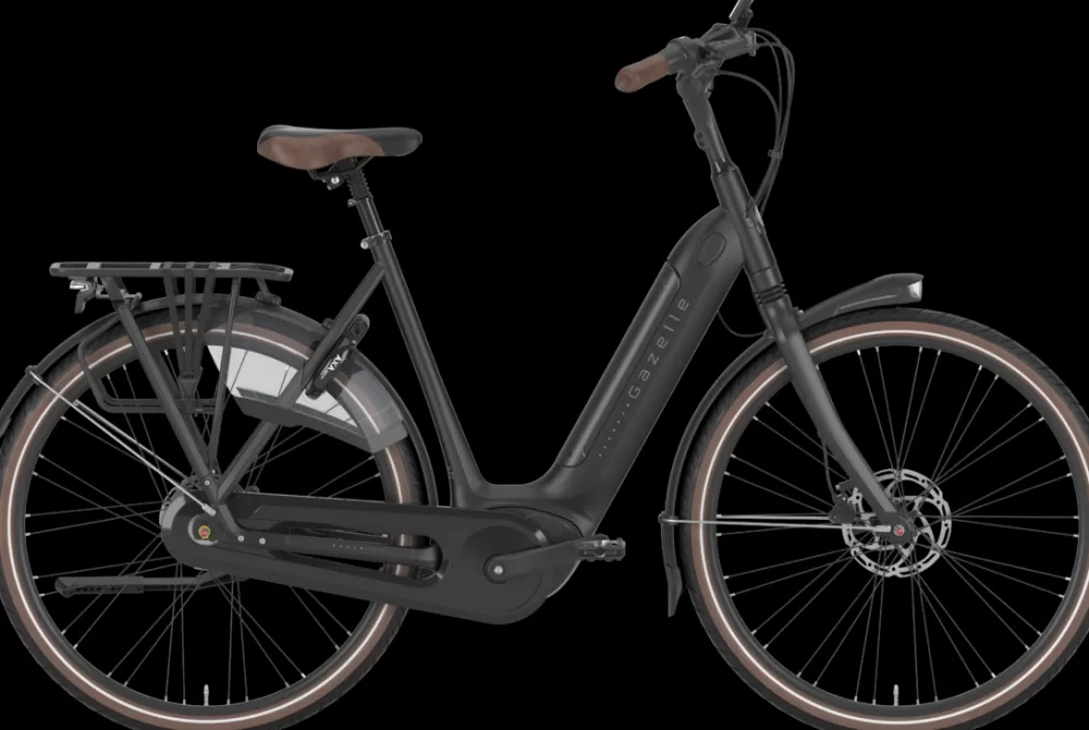 Gazelle Elcykler | Grenoble C8 HMB Dame 2024 - Sort blackmatte