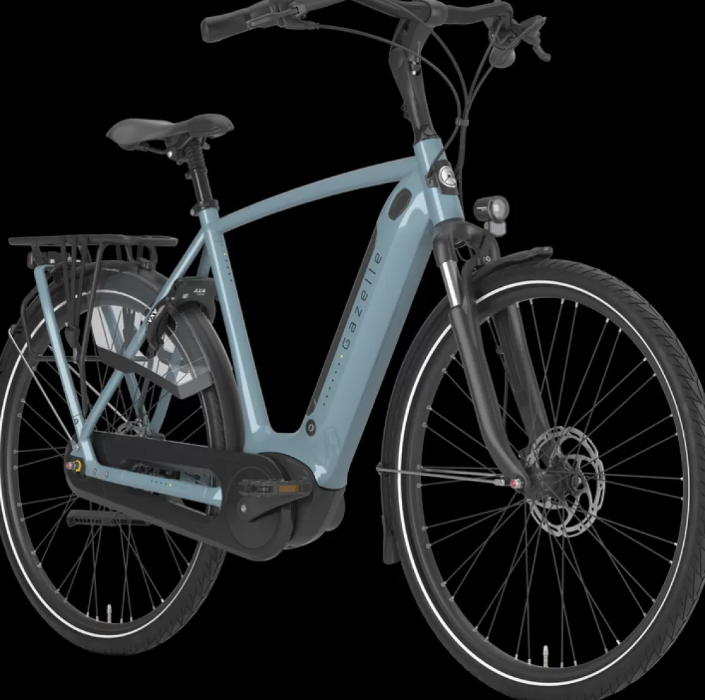 Gazelle Elcykler | Grenoble C7+ HMB Herre 2024 - Blå thunder greygloss