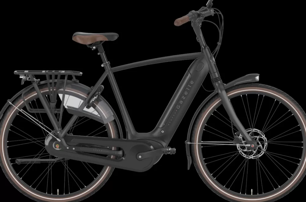 Gazelle Elcykler | Grenoble C8 HMB Herre 2024 - Sort blackmatte