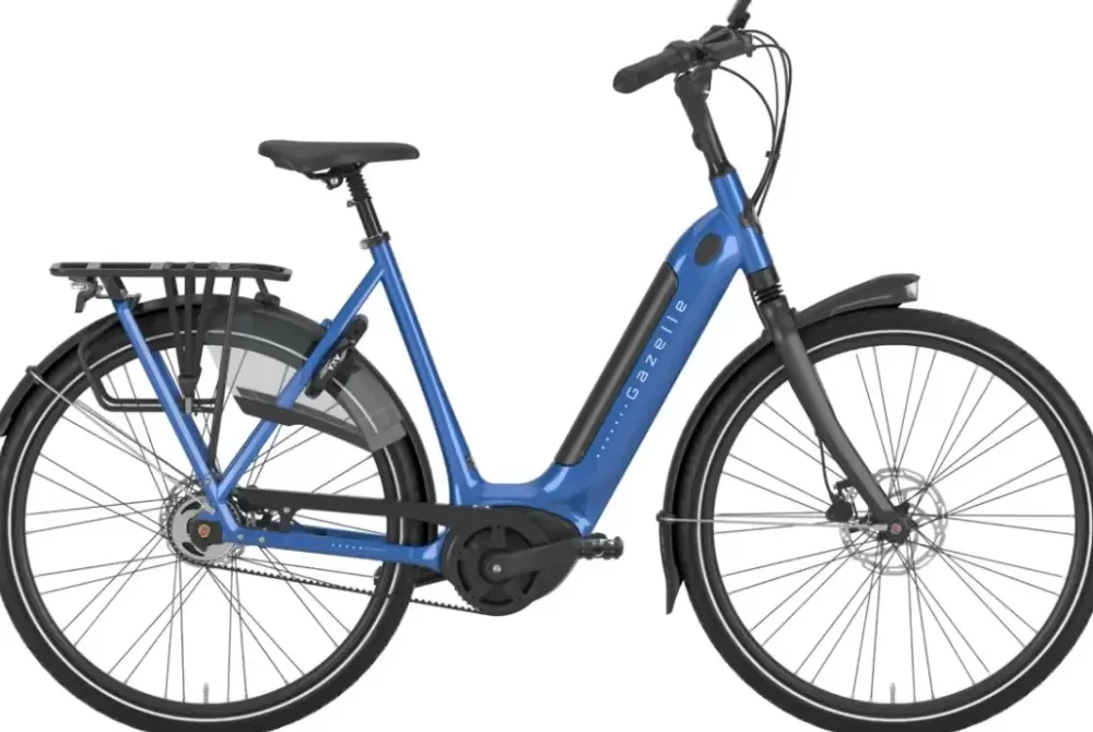 Gazelle Elcykler | GRENOBLE C5 HMB Belt Dame 2024 - Tropical Blue