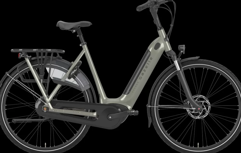Gazelle Elcykler | Grenoble C7+ HMB Dame 2024 - Grøn clay greengloss