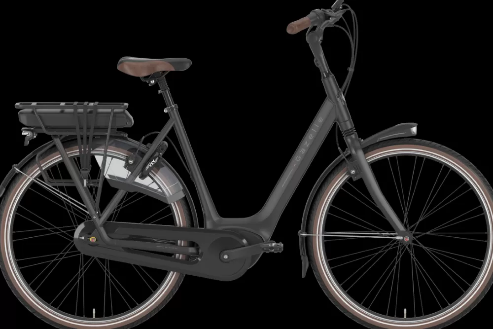 Gazelle Elcykler | Orange C8 HMB Dame 2024 - Grå blackmatte