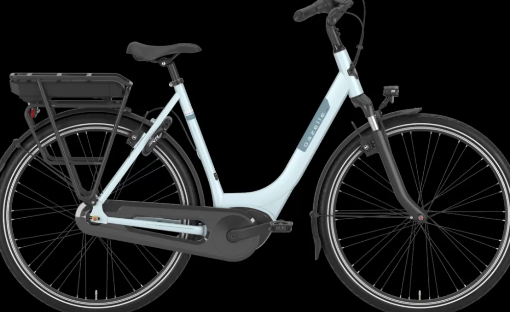 Gazelle Elcykler | Paris C7 HMB Dame 7g 2024 - Blå Iced Blue