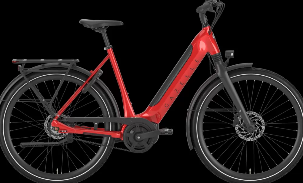 Gazelle Elcykler | Ultimate C8+ HMB Dame 2024 - Rød champion redgloss