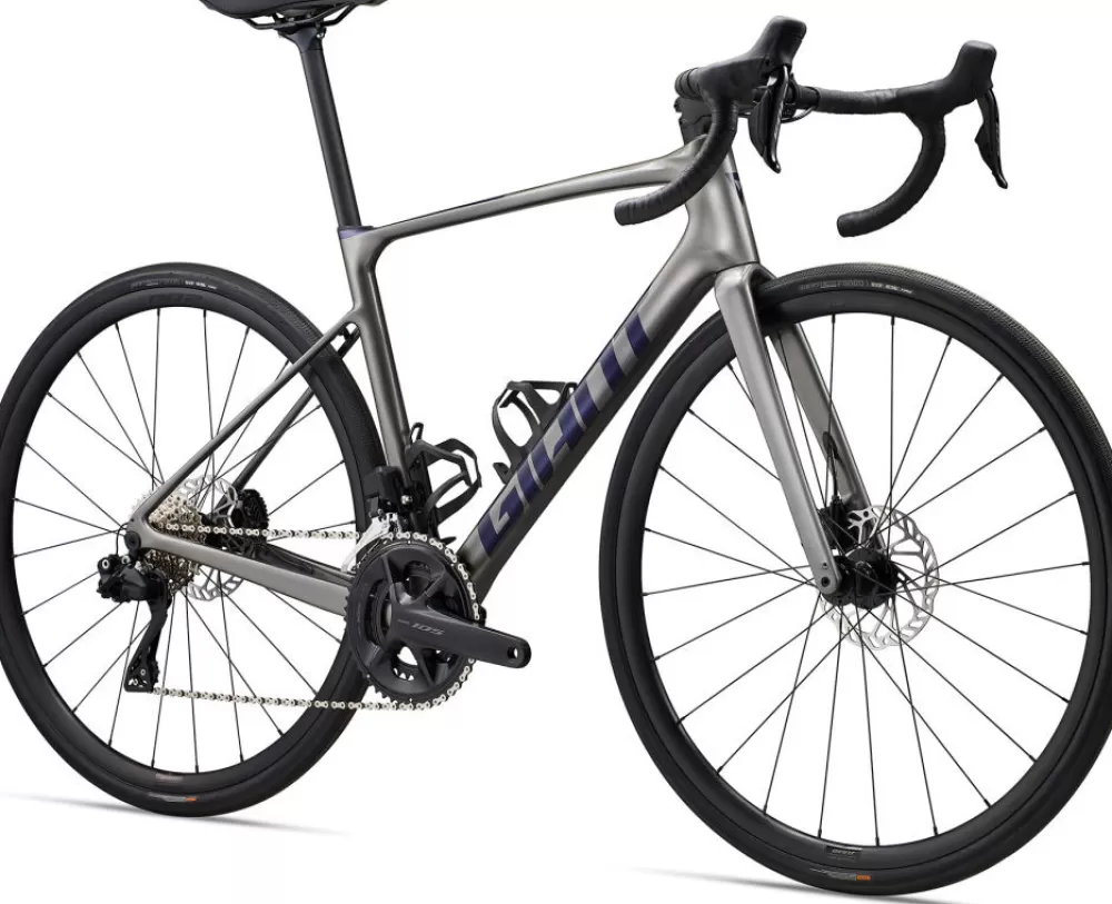 Giant Racercykler | Defy Advanced 1 2024 - Grå Charcoal/Milky Way