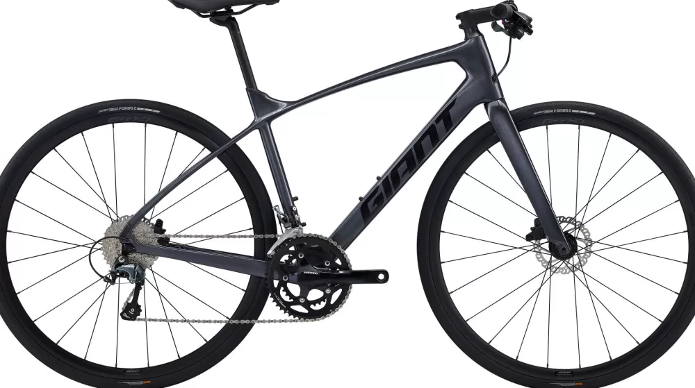 Giant Herrecykler | FastRoad Advanced 2 2024 - Sort Cold Iron