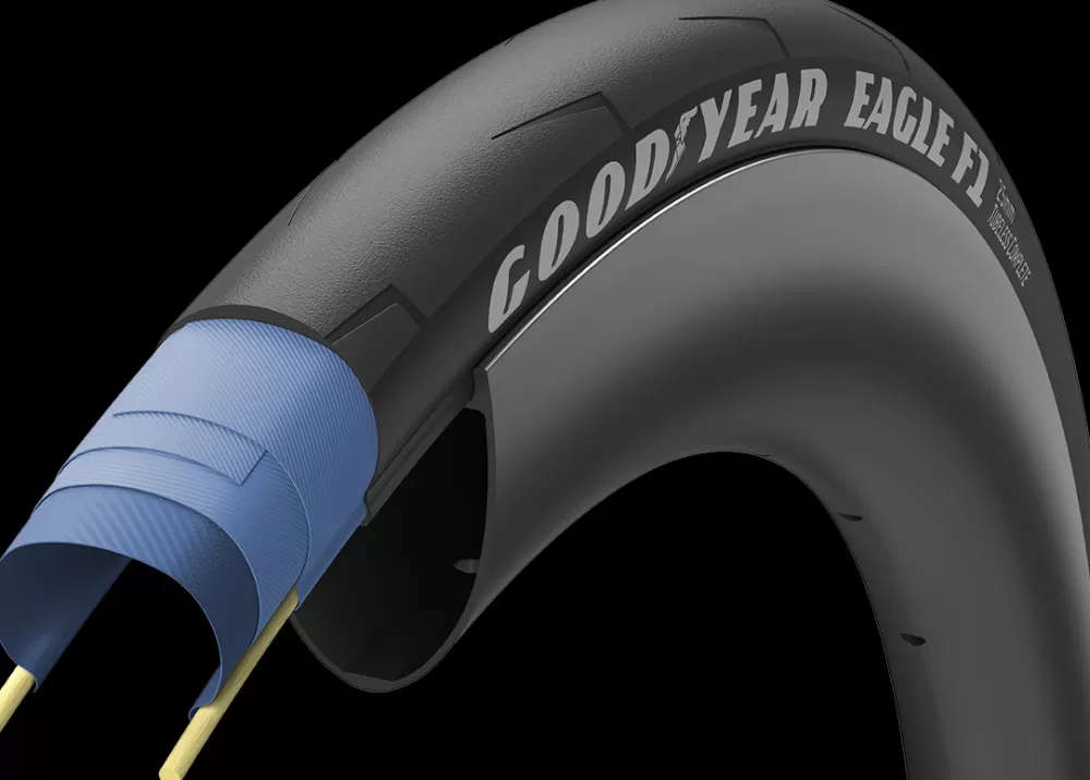 Goodyear Cykeldæk*EAGLE F1 Tubeless Complete 700x25c/32c - Sort