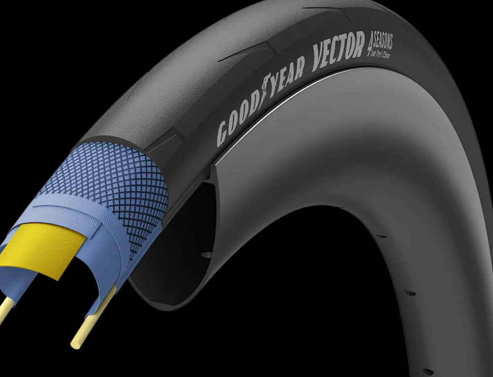 Goodyear Cykeldæk*VECTOR 4SEASON 700x25c/32c - Sort