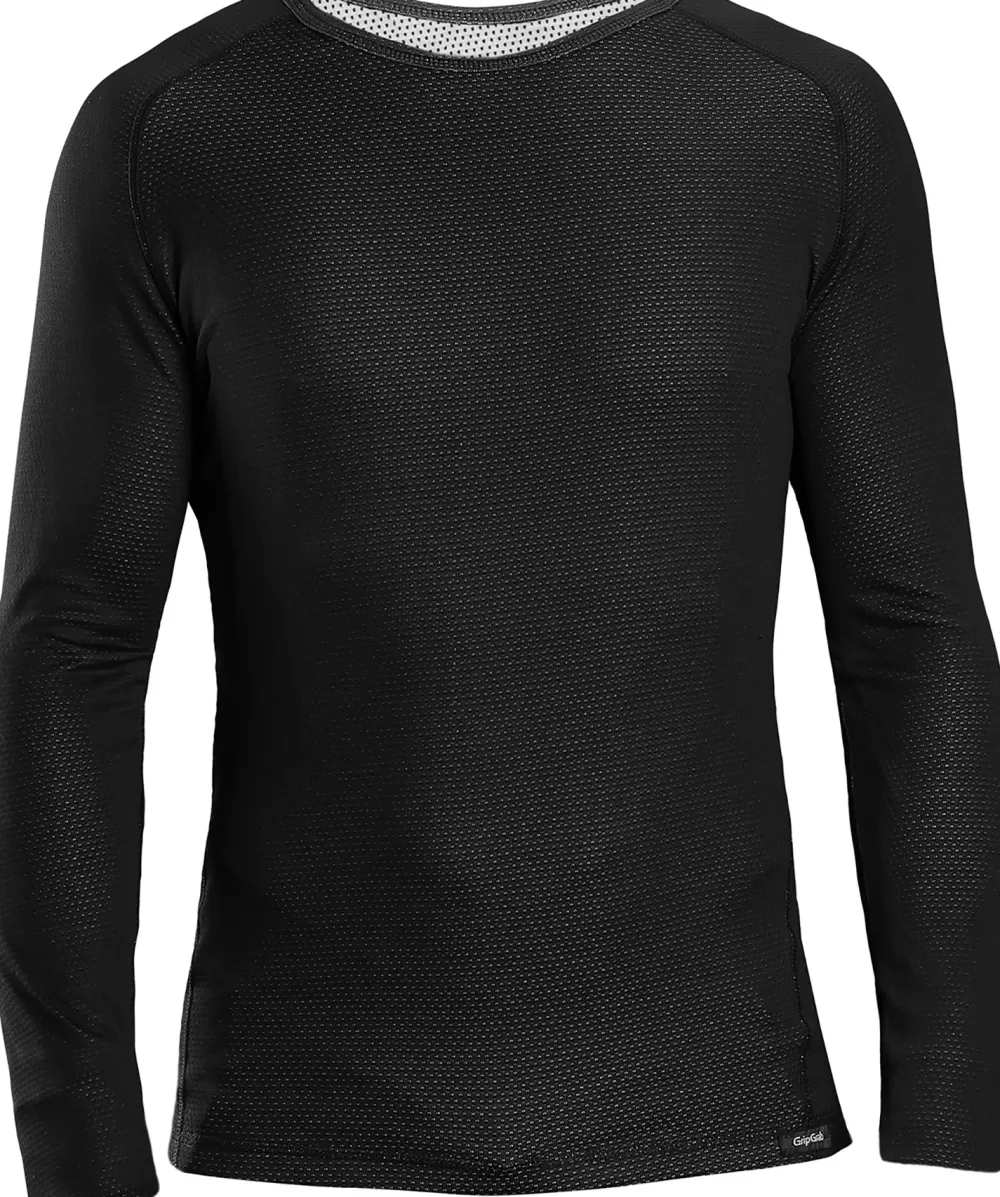 GripGrab Cykeltøj Til Herre | Baselayer / Undertøj | Ride Termo Langærmet Base Layer - Sort Black