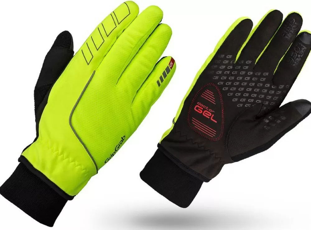GripGrab Cykeltøj Til Herre | Cykelhandsker | Windster Hi-Vis Vinterhandske