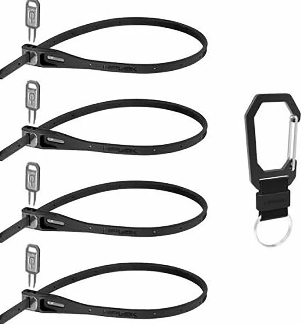 Hiplok Cykellås | Z LOK, 4 Pack Cable Lock - Mix