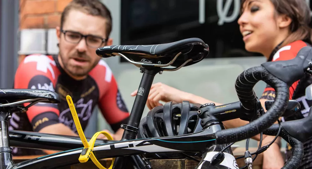 Hiplok Cykellås | Z LOK Café Lås, Combo Cable Lock - Sort