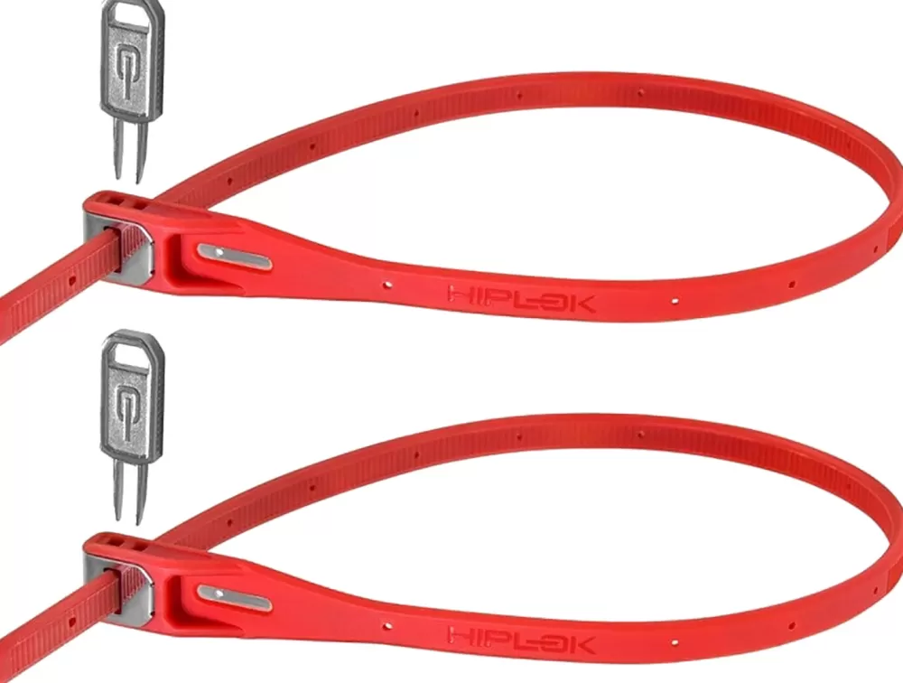 Hiplok Cykellås | Z LOK, Café Lås Twin Pack Cable Lock - Rød