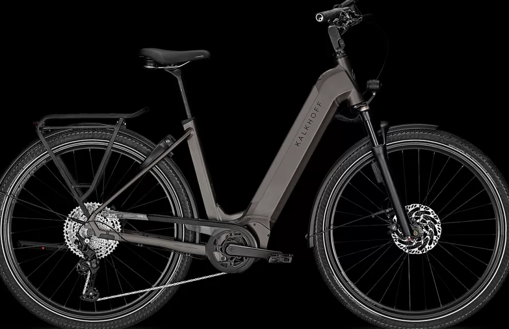 Kalkhoff Elcykler | ENDEAVOUR 5.B ADVANCE+ ABS 625wh Dame 2023 - Grå jetgrey matt