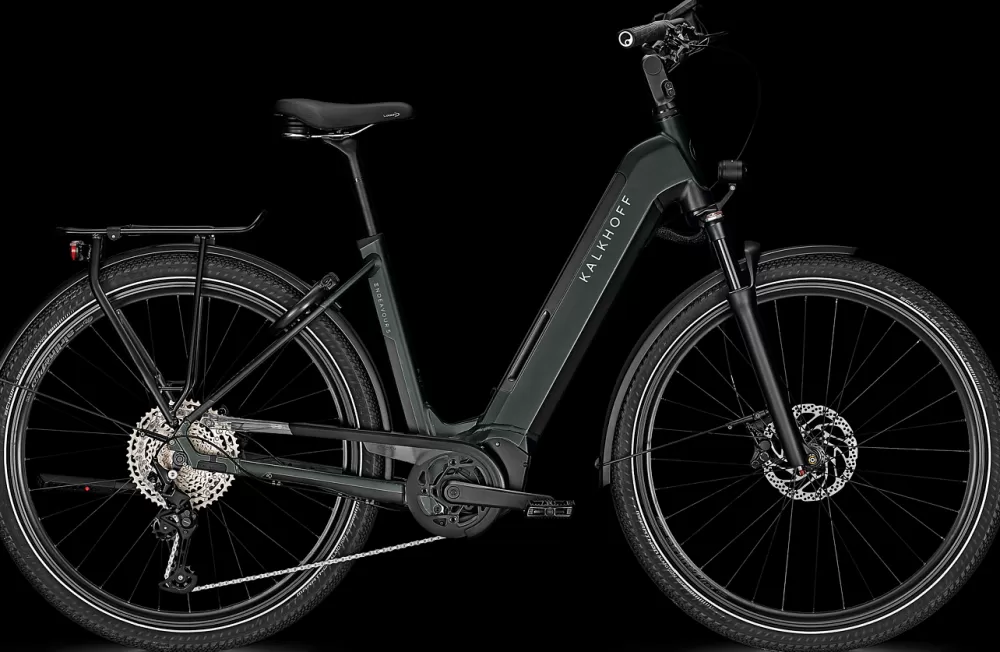 Kalkhoff Elcykler | ENDEAVOUR 5.B ADVANCE+ 625wh Dame - Grøn techgreen/magicblack matt