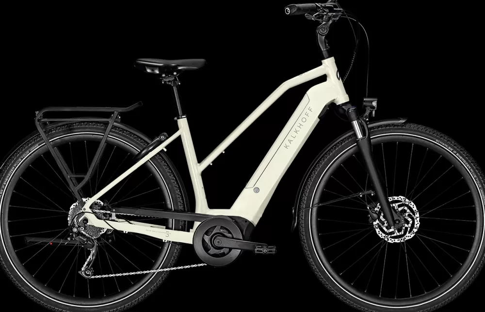 Kalkhoff Elcykler | ENDEAVOUR 3.B MOVE 500wh Dame 2023 - Hvid starwhite glossy