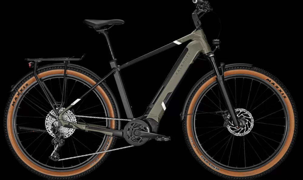 Kalkhoff Elcykler | ENTICE 5.B ADVANCE+ Herre - Grøn urbangreen/magicblack matt