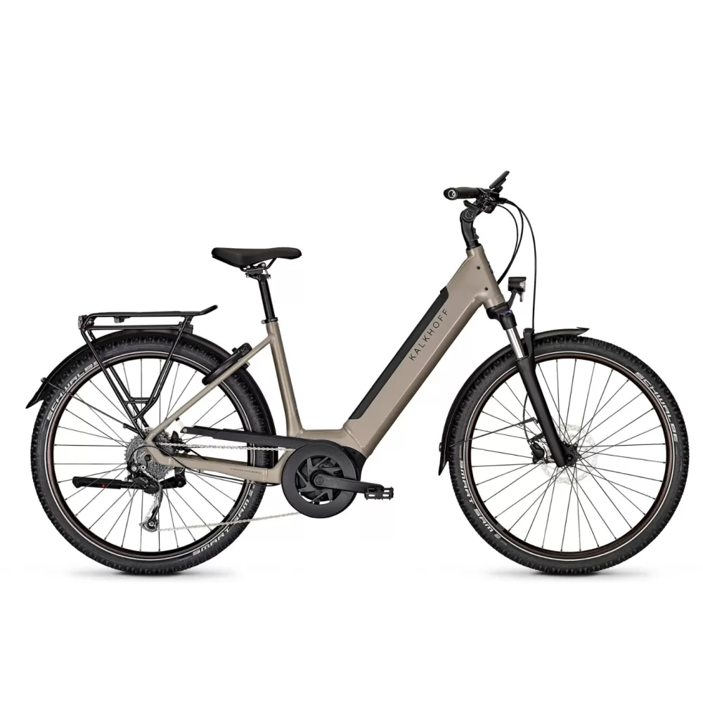 Kalkhoff Elcykler | ENTICE 3.B MOVE 500wh Dame - Grå moonstonegrey matt