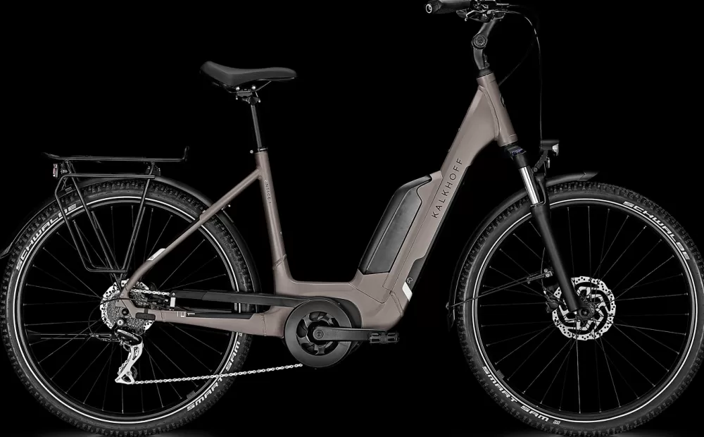 Kalkhoff Elcykler | ENTICE 1.B MOVE 500wh Dame - Grå moonstonegrey matt