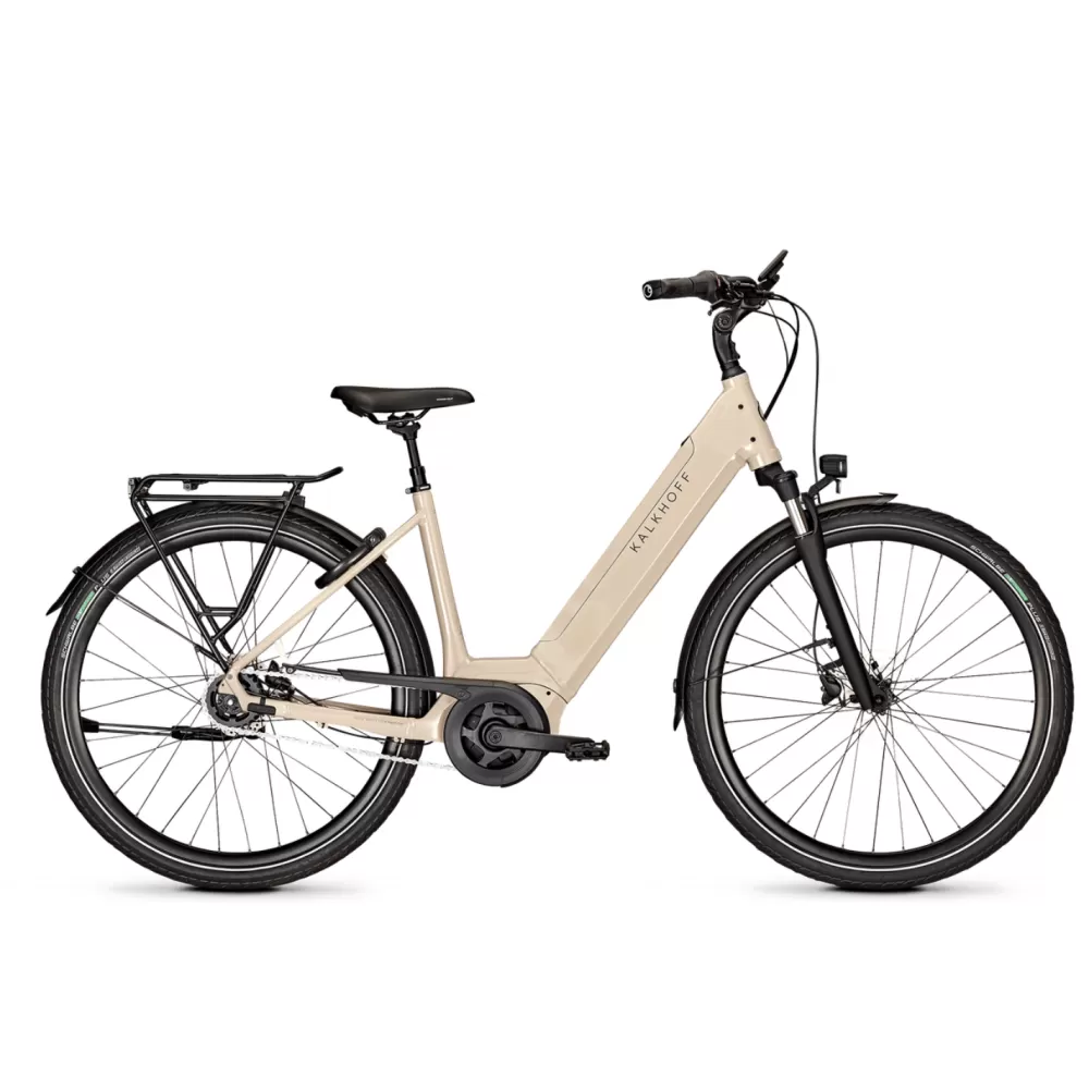 Kalkhoff Elcykler | IMAGE 3.B ADVANCE R 625wh Dame 2023 - Brun milkbrown glossy