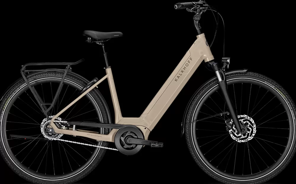 Kalkhoff Elcykler | IMAGE 3.B ADVANCE R 500wh Dame 2023 - Brun milkbrown glossy