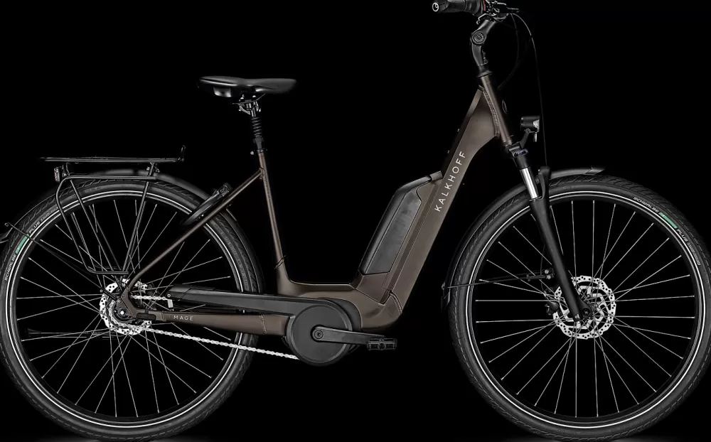 Kalkhoff Elcykler | IMAGE 1.B MOVE R 500wh Dame - Grå crystalgrey matt