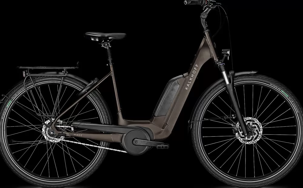 Kalkhoff Elcykler | IMAGE 1.B MOVE 500wh Dame - Grå crystalgrey matt