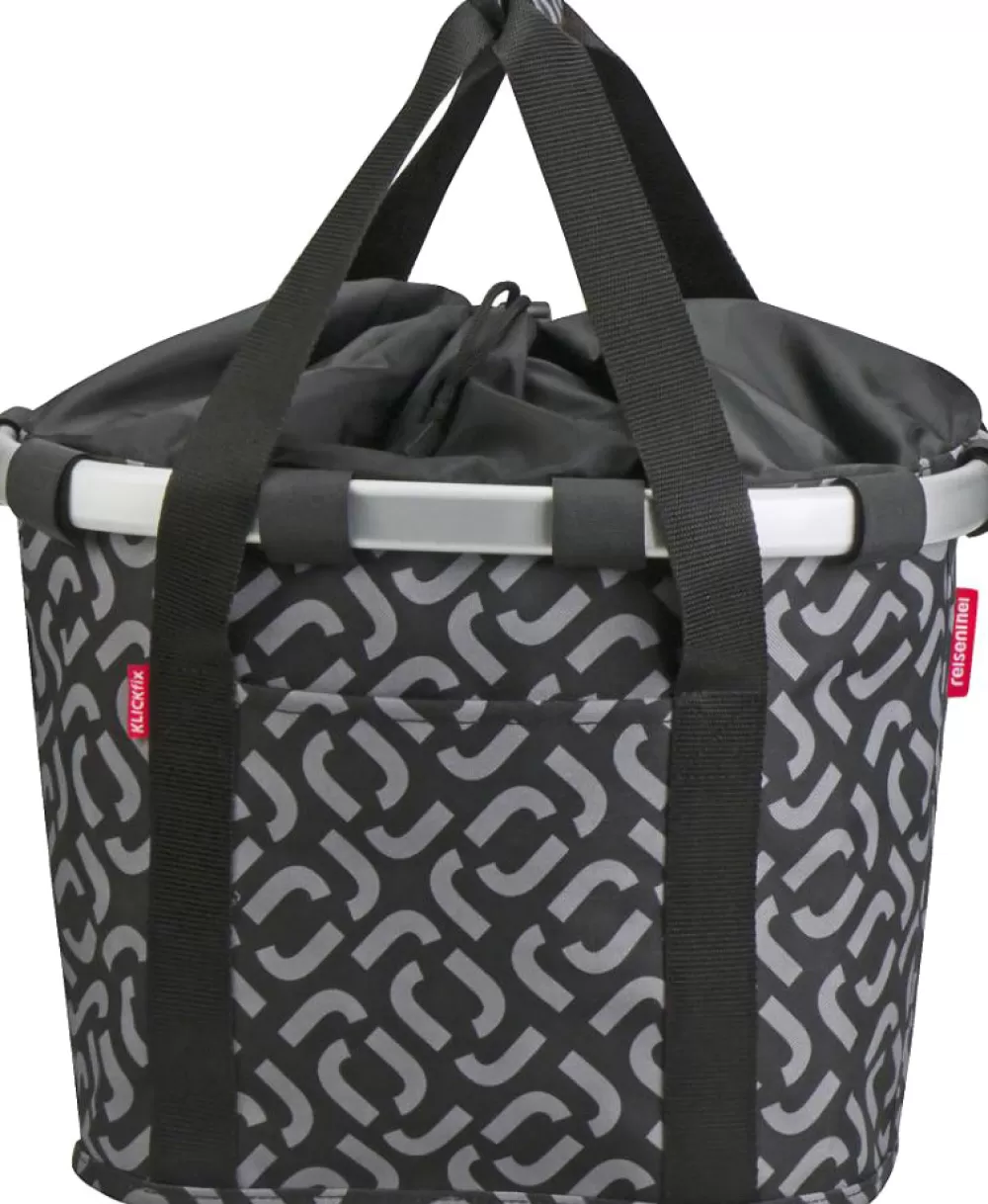 Klickfix Cykelkurve | Bikebasket 15L - Signature Signature sort